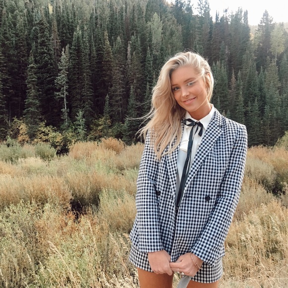 ASOS Jackets & Blazers - Black & White checkered Blazer